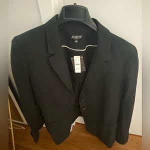 Brand new with tags, black linen blend J Crew blazer. Size 20